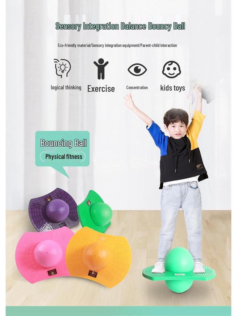 Thickened Bouncy Ball for Kids and Adults - Sensory Training & Fitness