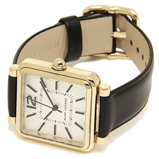 [Marc Jacobs] Marc Jacobs Vic Black Leather Watch MJ1437 Women's [Item]