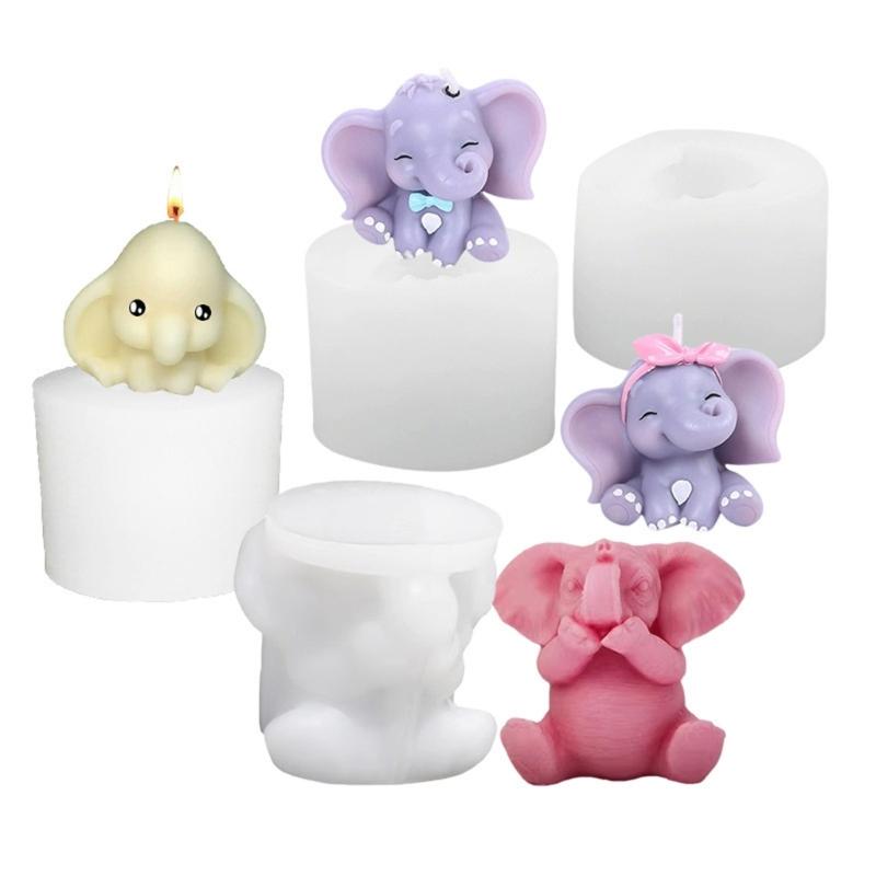 Flexible Elephant Craft Mold Multipurpose Use Suitable for Festival Decorations Handmade Gifts and Seasonal Crafts