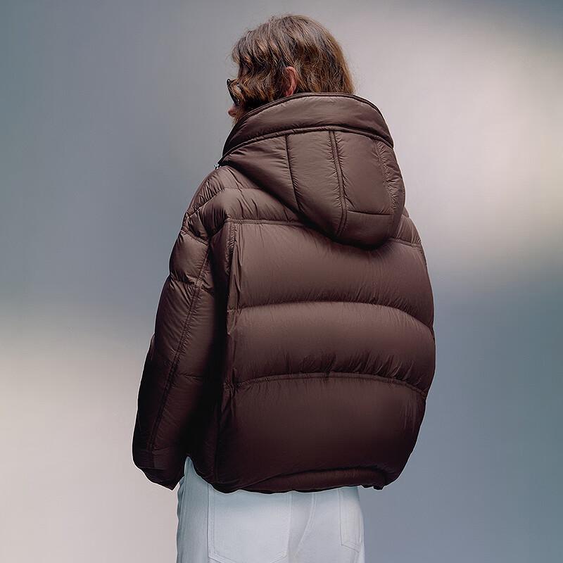 Chuyu Damen Kapuzenjacke Ultraweich Puffer Daunenjacke