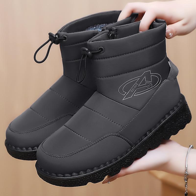 Cotton shoes women's shoes polyurethane high-top boots cold-proof cotton boots piled thickened boots women's warm snow boots