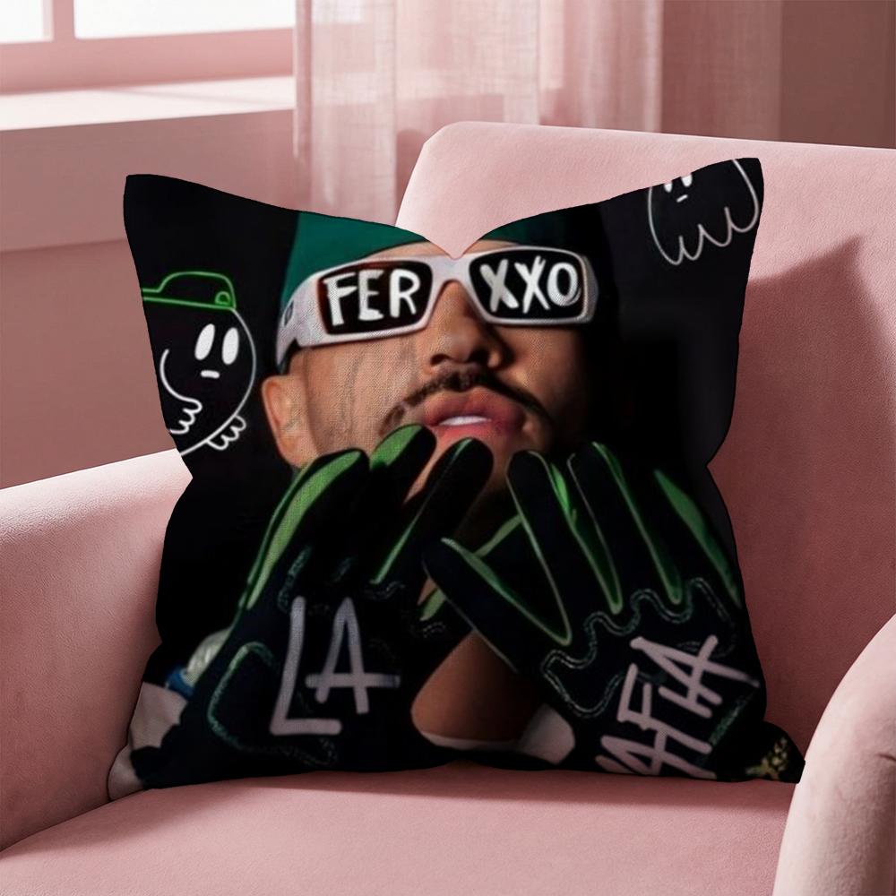 Singer F-Feid Luna Cushion Cover Multi-Scene Pillow Cover for Home & Car - Reversible, Soft & Durable for Daily Use
