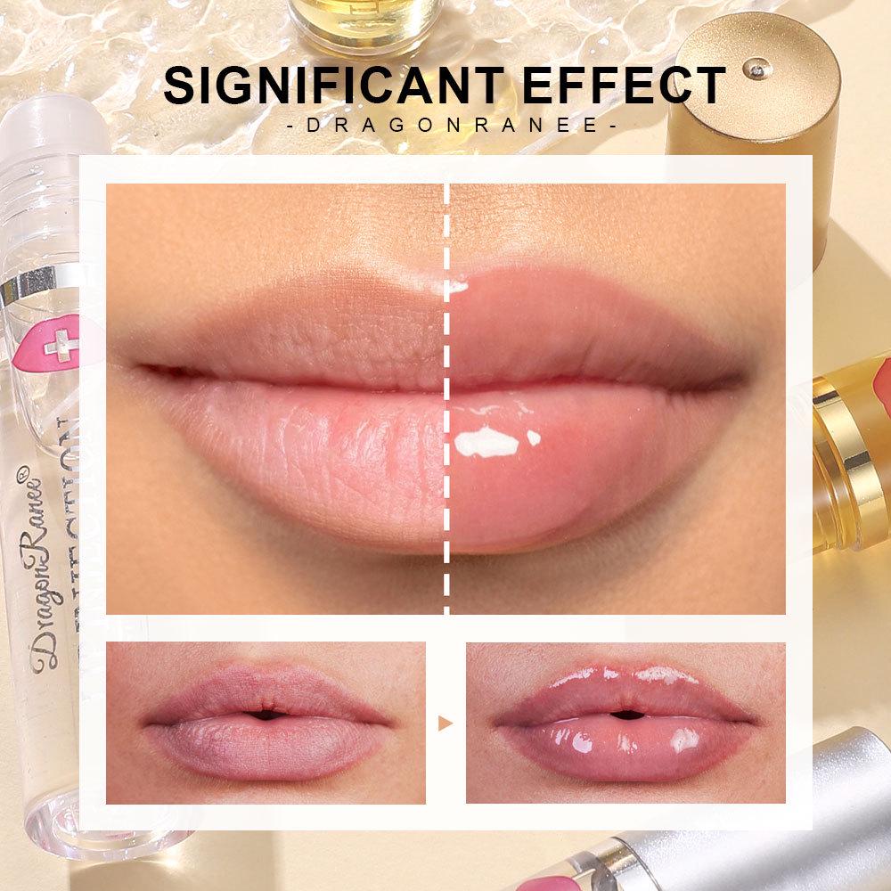 DragonRanee Ginger Pepper Lip Plumper: Rich Moisturizing Lip Care Oil Essence