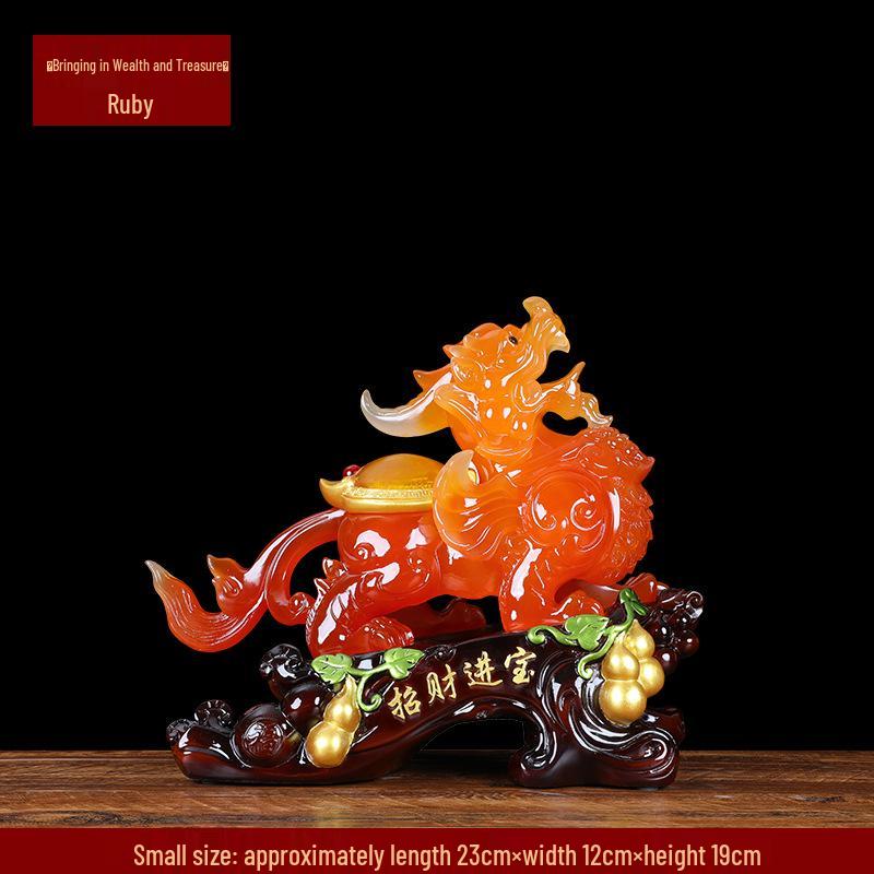 Prosperous Wealth Pixiu Ornaments: Fortune-Building Gifts for Shop Openings & Housewarmings