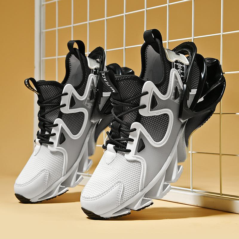 Brand Running Shoes For Men Anti-slip Shock Absorption Sock Sneakers Mesh Breathable Casual Jogging Shoes Male Footwear