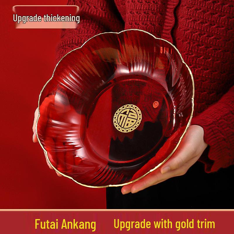 2023 Drenajlı Lüks Meyve ve Atıştırmalık Kasesi - Sehpa İçin Zarif ve Geniş