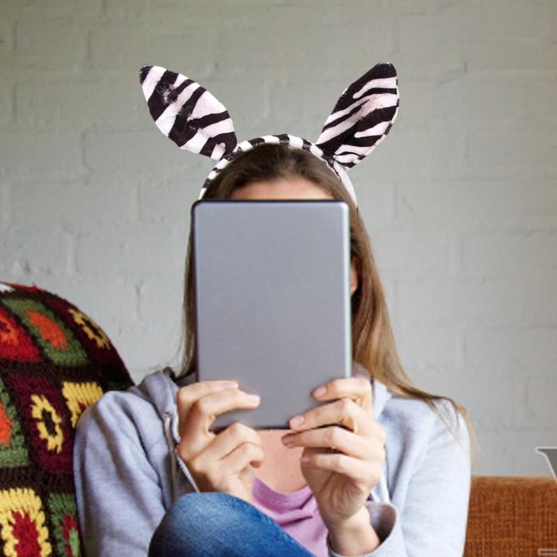 Zebras Hairbands Festive Photo Props Halloween Ear Headbands Party Headpiece Fun Headbands for Music Festivals