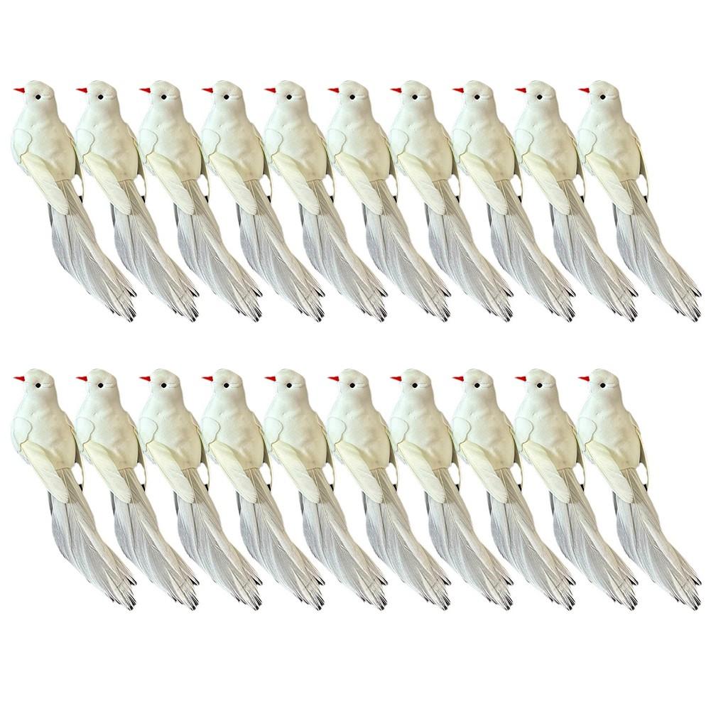 

Искусственные Птицы Ремесло Украшение Пернатые Голуби Реалистичный Внешний Вид