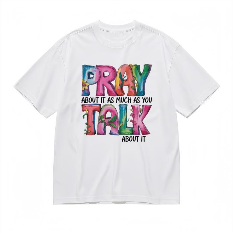 

Women s Classic T-Shirt Green Leaf Decor Inspirational Text Design Tee 3XL