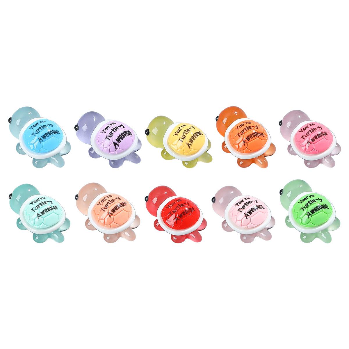 10-100 шт. Мини-черепахи из смолы, животные, крошечные морские животные, фигурки, морские миниатюрные животные, украшения для аквариума, украшения для дома 10pcs