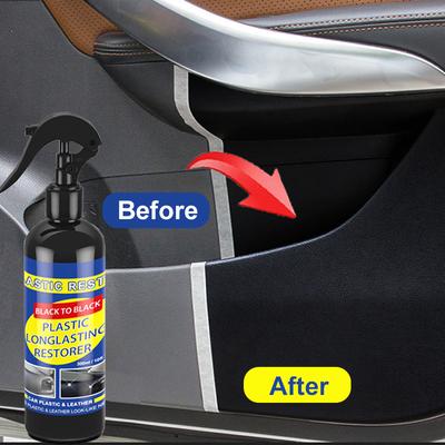 Auto-Kunststoff-Restaurator, Beschichtungsmittel, Auto-Kunststoff, Gummi, Außenreparatur, Reinigen, Auffrischen, Restaurierungsmittel, Schwarzglanz, Versiegeln, Aufhellen