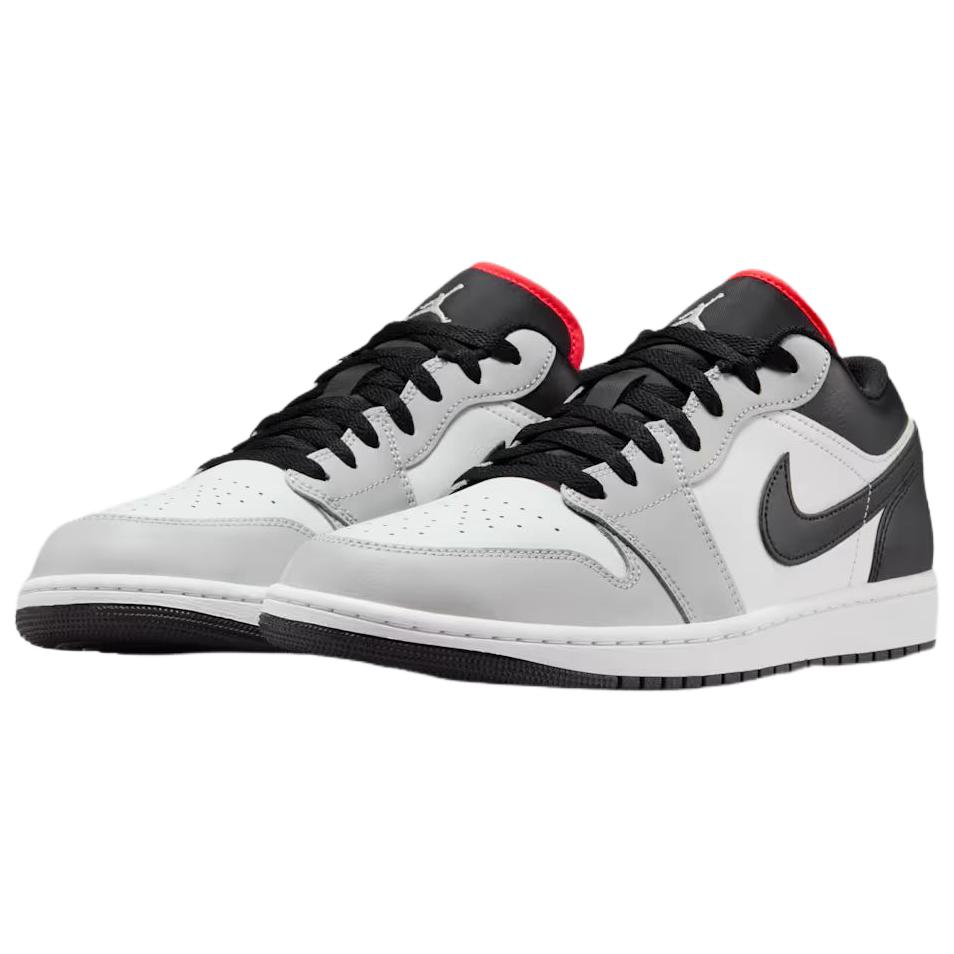Air Jordan 1 Low Neutral Grey Summit White Pánské tenisky Infrared-23 Černé 553558-045