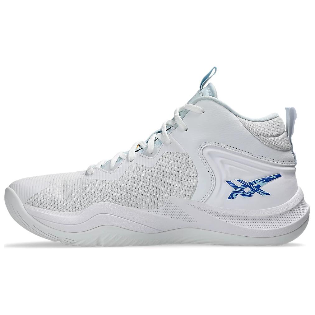 Asics Nova Surge 3 Comfortable Mid-Top Basketball Shoes Men Sneaker White 1061A048-100