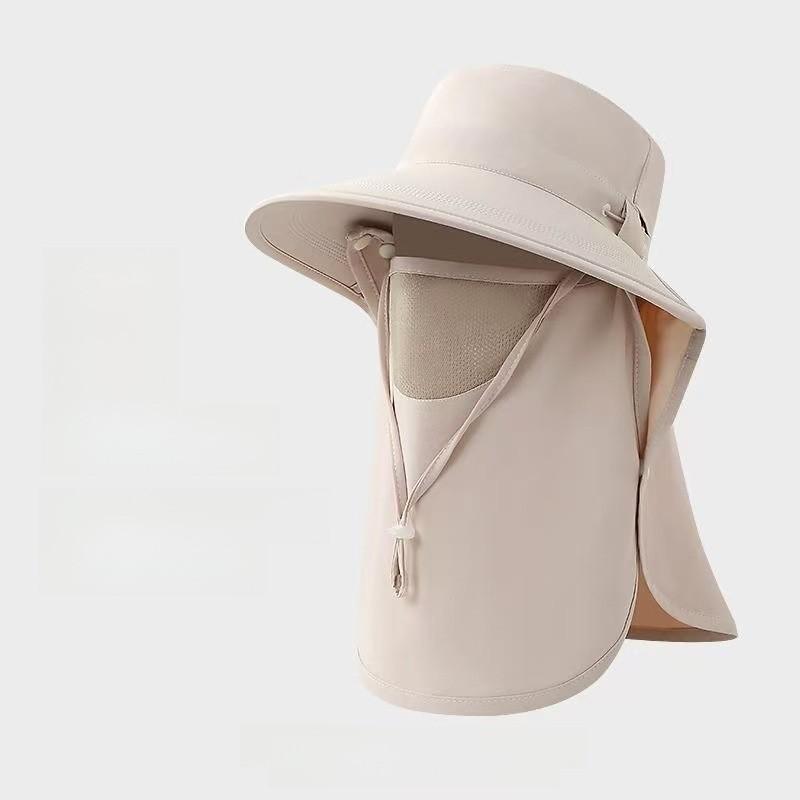 Summer Sun Protection Hat With Face Shield And Neck Cover For Women Outdoor Uv Sun Hat