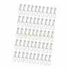 KX4B 50PCS Curtain Gliders with Hook Durability Plastic Ensuring Long Time Use And Quiet To Operate