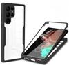 360 Full Body Screen Protection Phone Case For Samsung Galaxy S24 S23 S22 S21Ultra A54 A52 A32 5G Soft Clear Slim Silicone Cover