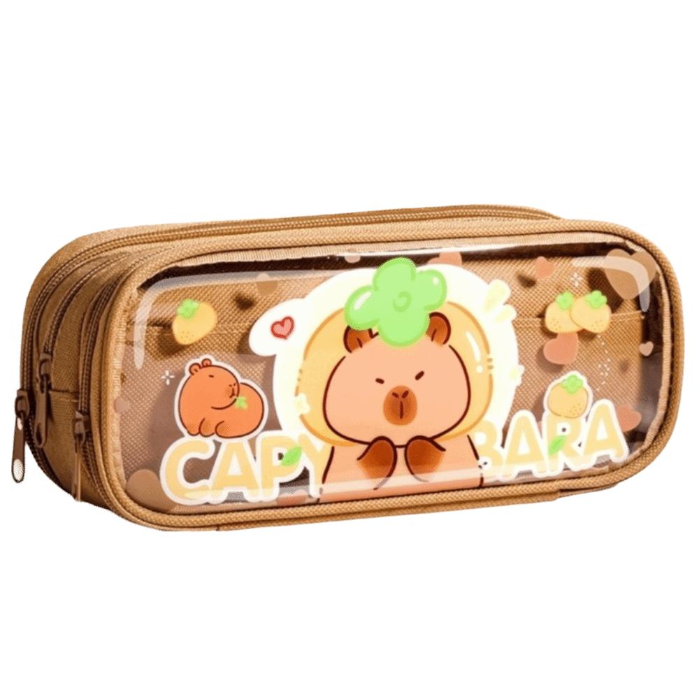 Cute Capybara Pencil Case Aesthetic Pen Pouch Durable Girls Stationery Pen Bag  Gifts