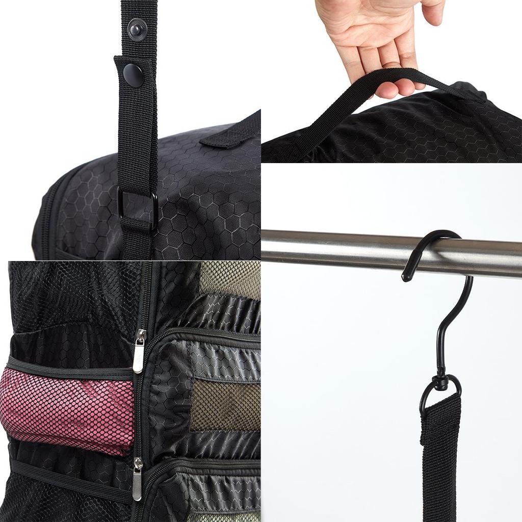 Beliebte Reise-Hängeorganizer-Tasche mit großem Fassungsvermögen für Studentenwohnheime und Kleideraufbewahrung