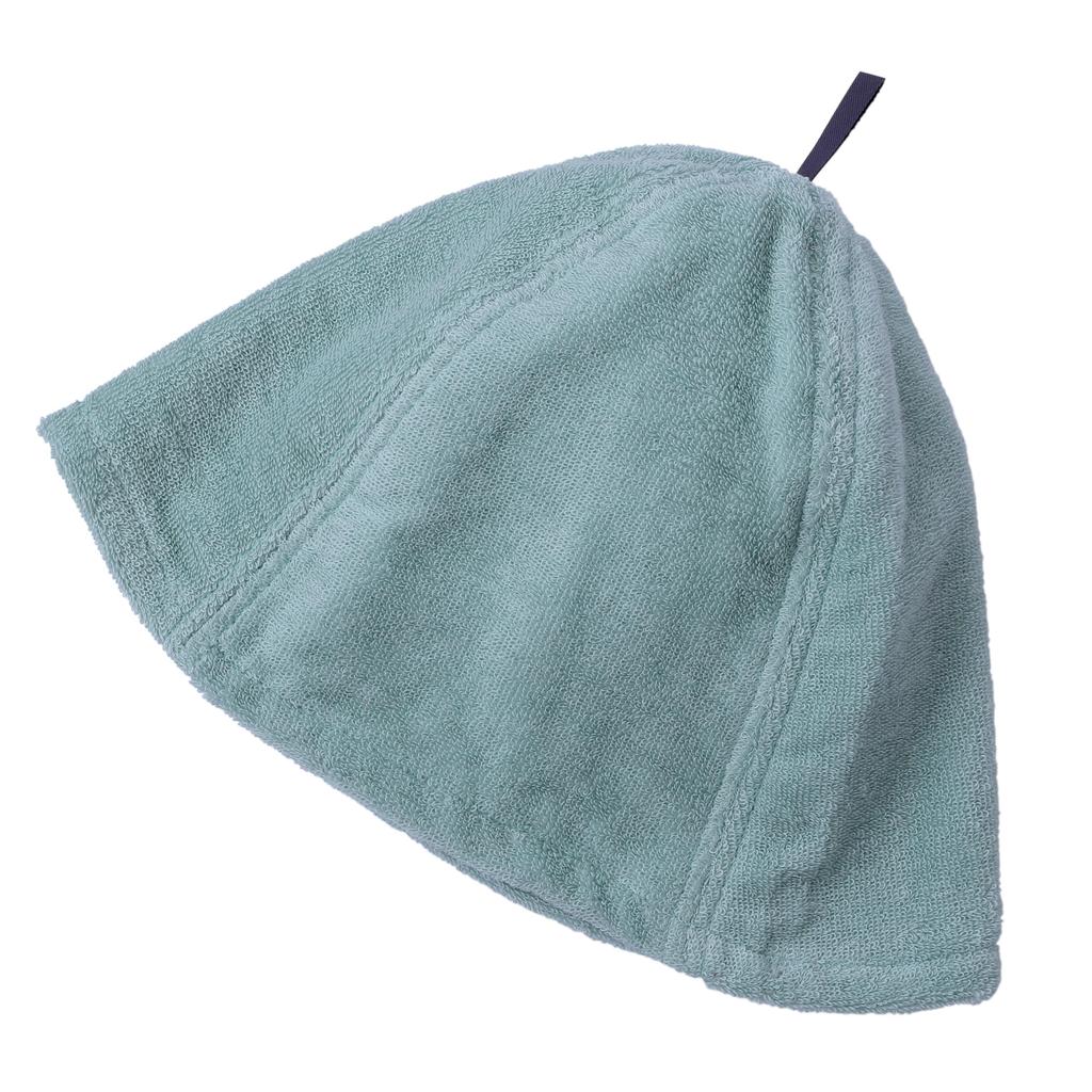 Nishikawa Imabari Towel Sauna Hat Cotton Mousse Puff Fluffy with each wash Unique Puffy Cotton Absorbs Water Fluffy Soft Made in Japan Green