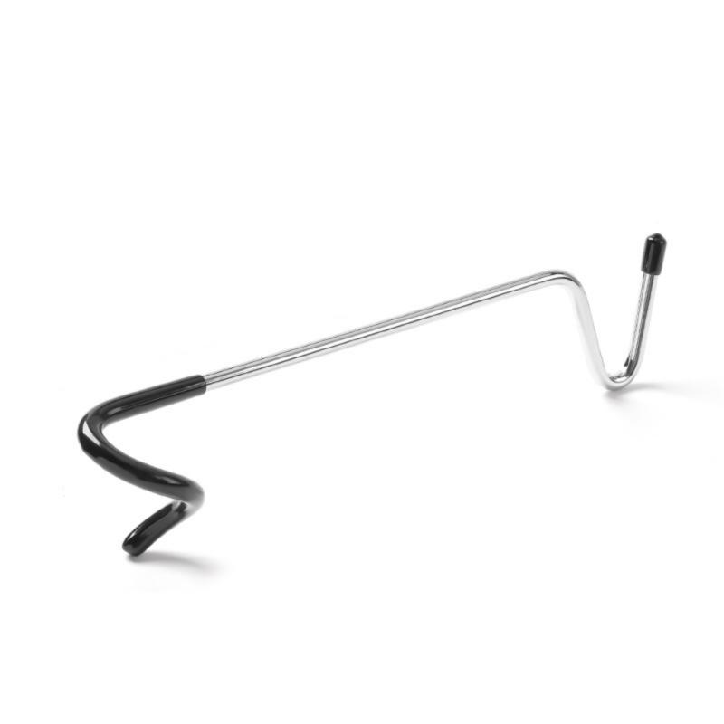 2Pcs Portable Tent Poles Lamp Hanger Nonslip Light Poles Hook Stainless Steels Pigtail Storage Hook Poles Attachments Ha
