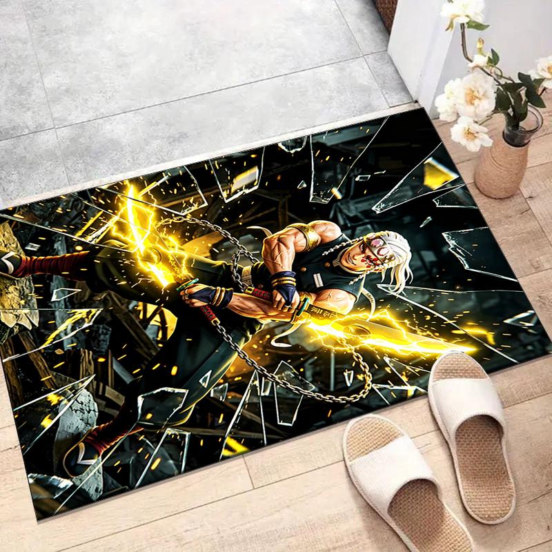 Uzui Tengen3Printed Area Rug Carpet for Bedroom Living Room Home Decor Rugs Mat Non Slip Mat Rug for Bedside