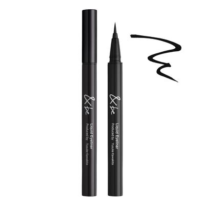 &be Liquid Eyeliner Black Smudge-proof, Waterproof, Sweat-resistant, Water-resistant, Runny, Smudge-proof, Cat-eye, Long-lasting, Removes with Warm