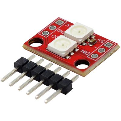 2pcs 2-bit WS2812 5050 RGB LED Full Color Light Module SCM SMT32 ARM