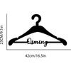 Custom Metal Hangers, Personalized Bridal Gifts, Decorative Clothes Hangers, Wedding Hangers Set