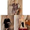 French Lace Velvet Sleepwear Set With Vneck Design For Women Home Use