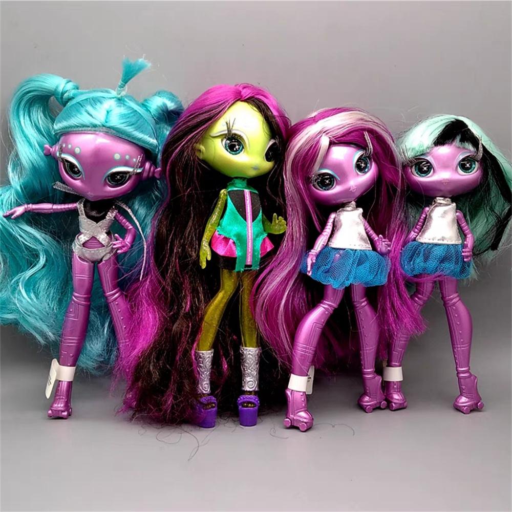 Originale Innovation Una Gedicht Monsterpuppe Spielzeug Mädchen Geburtstagsgeschenk Novi Stern Puppe lange Haare 20 cm Puppe mit Kleidung DIY Spielzeug