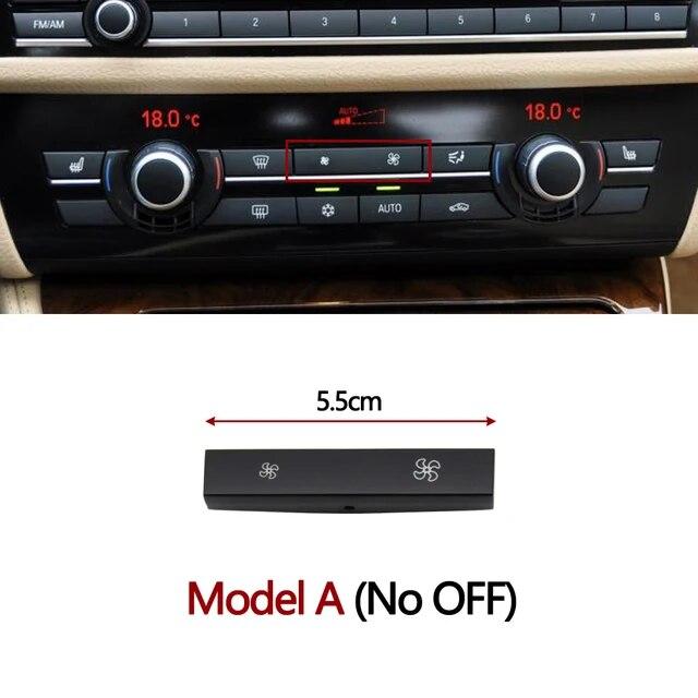 Încălzitor de aer condiționat Ventilator de climă Controlul volumului vântului Cap buton AC pentru BMW 5 6 7 X5 X6 Series F10 F18 F06 F12 F01 F02 F15 F16