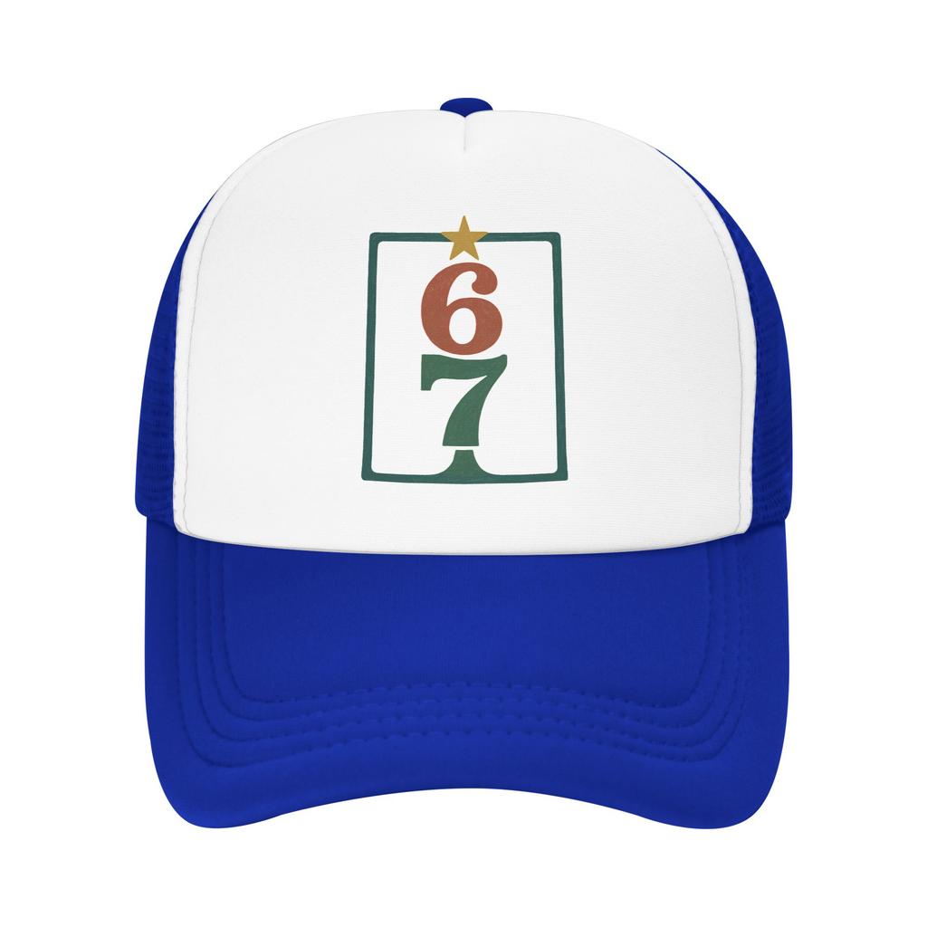 Individuelle Punk Unisex Sechs Sieben Baseballkappe für Erwachsene Verstellbare Dad Hat für Unisex Damen Hip Hop