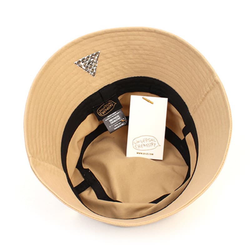 Universal Chemistry Simple Beige Bucket Hat