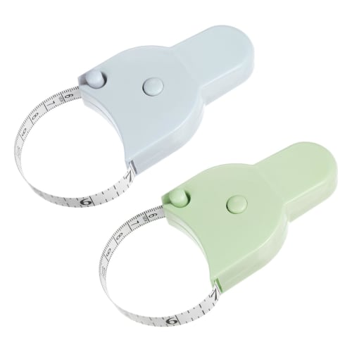 uxcell Body Measuring Tape, 150cm Automatic Retractable Measuring Tape with Locking Pin and Push Button for Body Measurements, Sewing, Fabric, and Clo