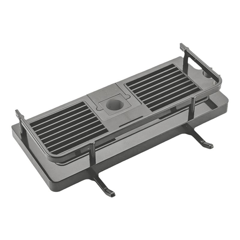 Cadru de duș suspendat, fără găurire, raft de duș pentru baie, suport pentru tavă de șampon cu cârlige pentru accesorii organizatoare de depozitare pentru baie