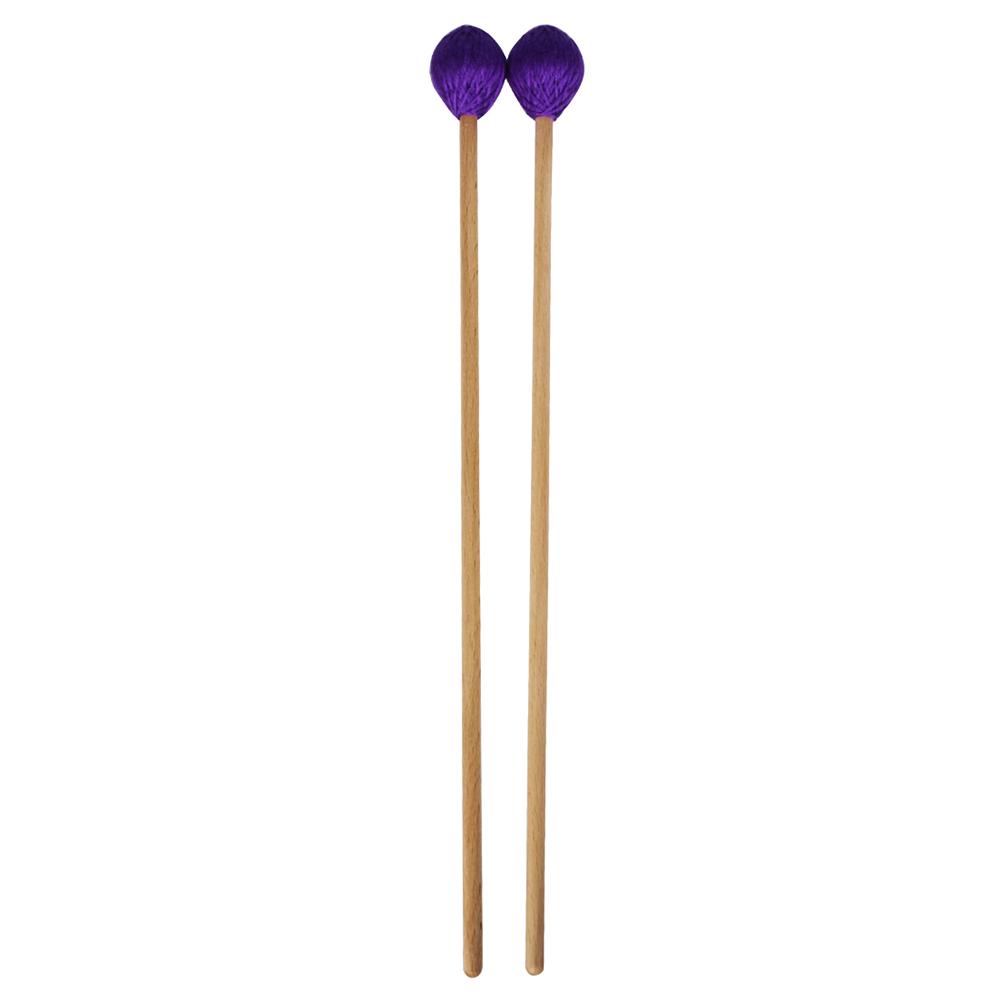 Middle Marimba Stick Mallets Xylophone Glockensplel Mallet with Beech Handle Percussion Kit Musical