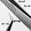 Golden Feather Stainless Steel Eyelash Tweezers for Grafting and Extensions