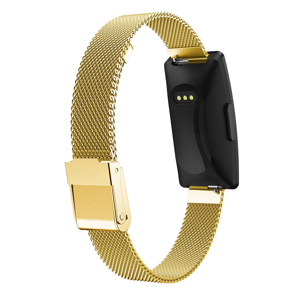 Buckle Design Stainless Steel Fine Mesh Milanese Smart Watch Strap Replacement for Fitbit Inspire/Inspire HR/ACE2