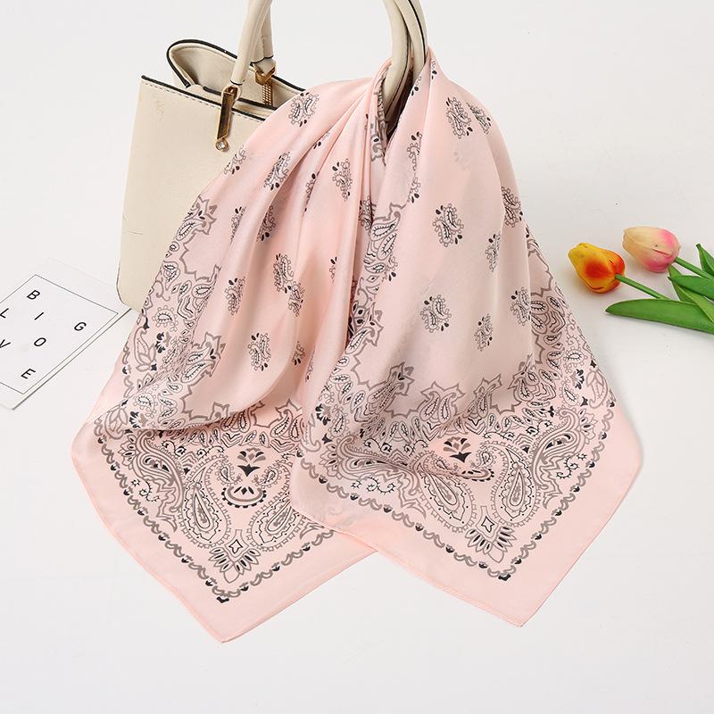 70Cm Fashion Cotton Hip Hop Head Scarf Paisley Square Scarves Headwear Bandanna Hair Band Neck Wrist Wrap Band Accessories
