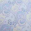 3pcs 600TC 100% Egyptian Cotton Duvet Cover Set, Vintage Blue Damask Paisley, Soft Skin-Friendly (No Inserts)