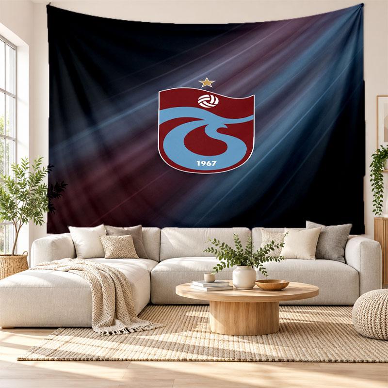 Tapiz de Pared del Trabzonspor FC, Colgante de Pared de Tela Suave, Fondo Decorativo Para Dormitorio Arte de Pared para el Hogar
