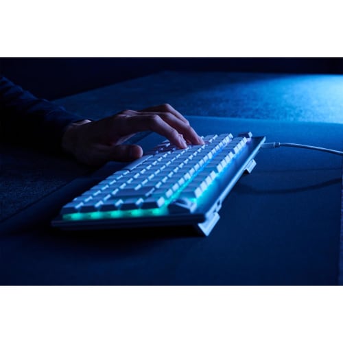 ELECOM Rapid Trigger Gaming Keyboard V Custom VK720AL Wired Magnetic Analog Detection Switch 75% Size Low Profile White TK-VK720ALWH