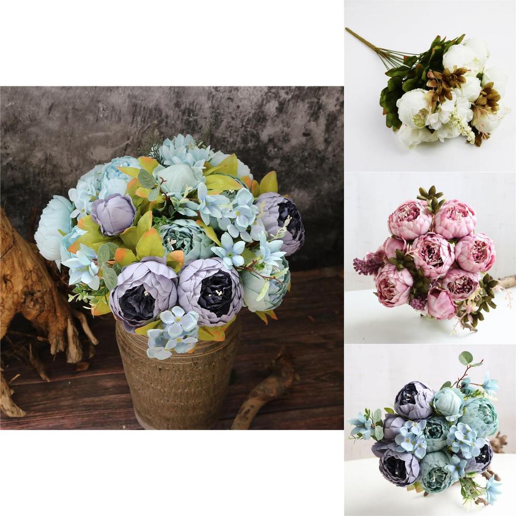 Fake Silk Peonies For Beautiful Bridal Bouquets And Centerpieces**