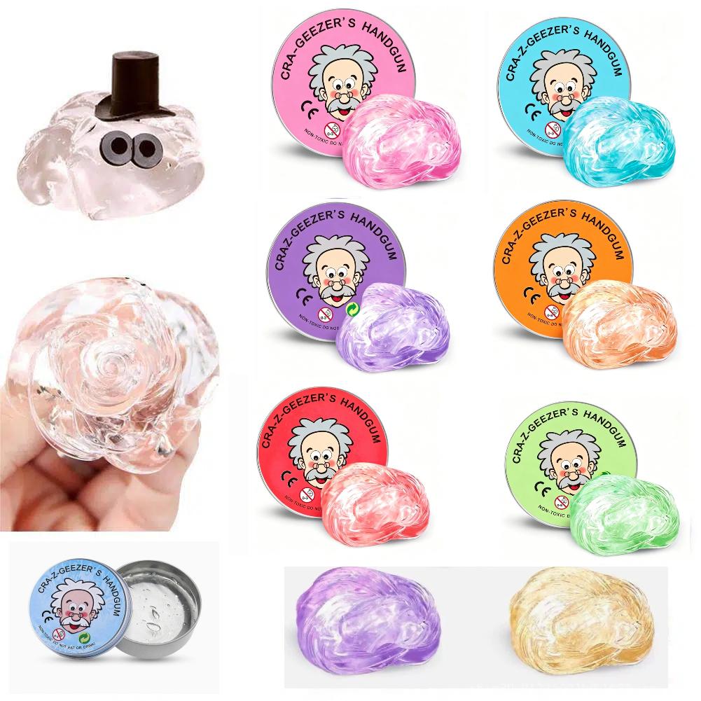 Color non-newtonian fluid decompression toy elastic modeling clay wiredrawing and kneading creative hand-made decompression gift