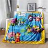 Cute cartoon Super Zings blankets picnic blanket Warm Flannel blankets Soft and comfortable blanket bed linings Birthday Gift