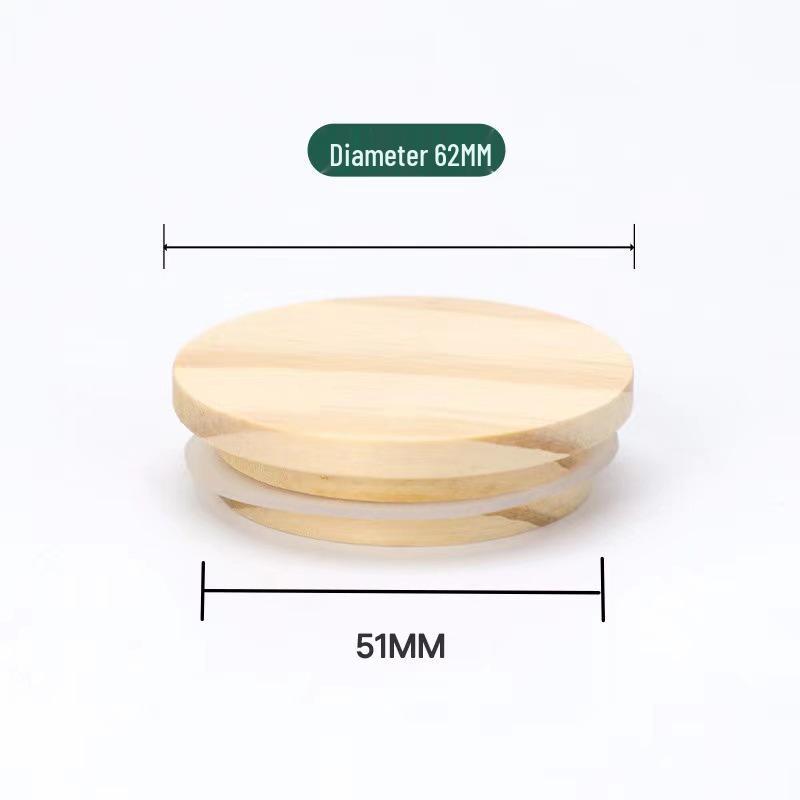 Bamboo Wood Lid for Glass Bottles and Jars