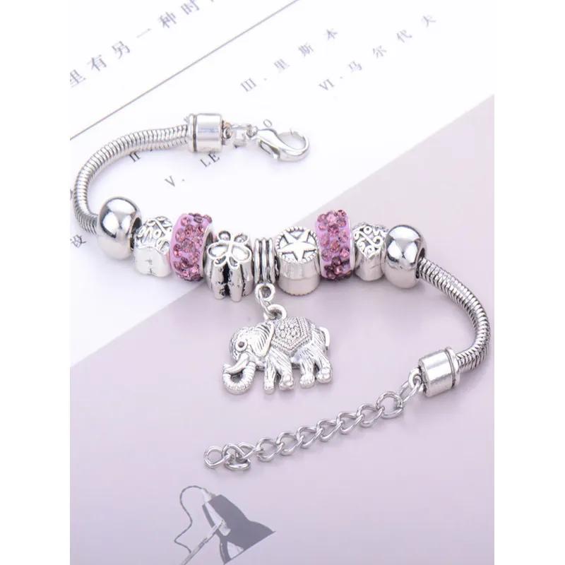 1 buc. Brățară Coroană cu Mărgele cu Elemente Multiple DIY Pan Familie Modă Femei Zircon Potrivită pentru Întâlnire, Petrecere, Festival Cadouri