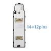 Window Control Switch for Mazda 6 2014 2015 2016 14+12P LHD Electric Power Glass Lifter Button GKL2-66-350A FST-MA-1065