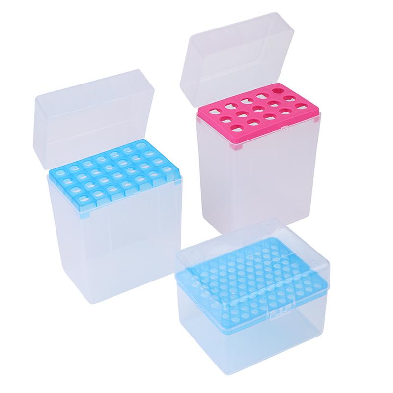 10ul/200ul/1ml/5ml/10ml Plastic Laboratory Pipettor Tip Box For Experiment Pipette Tip Holder Box Micropipette Plastic Box