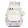 Casual Large Minimalist Capacity Backpack With Color Blocking Design For Daily